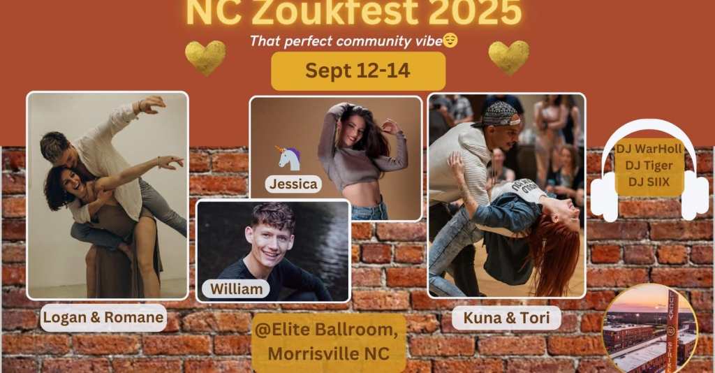 NC Zoukfest, Sept 12-14 Durham&nbsp;NC